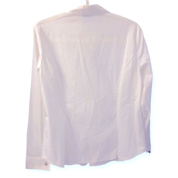 White shirt white cotton blend NWT - Picture 2 of 7